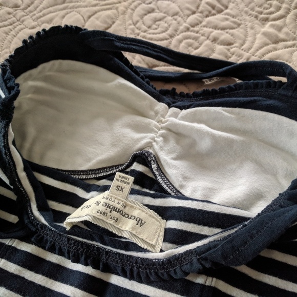 NWOT! A&F striped dress/swim cover-up XS - Picture 4 of 4